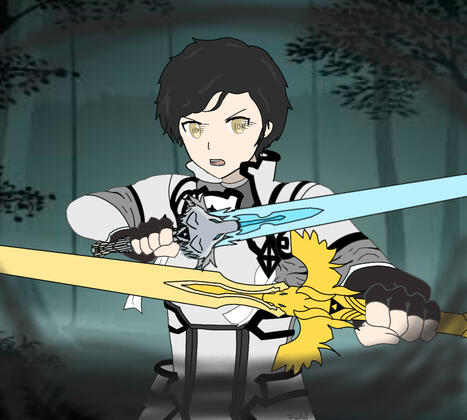 White swordsman